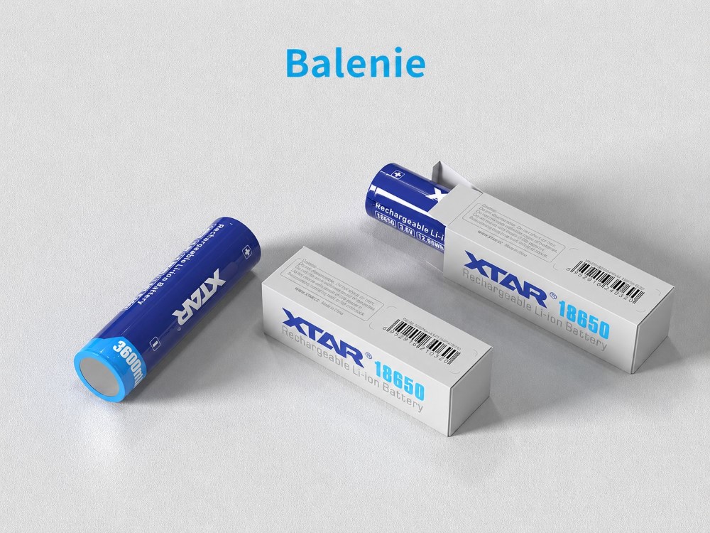 XTAR 18650 akkumulátor komplett csomag